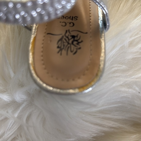 G.C Janice Rhinestone Slip on Wedge Women’s Glamorous Bling Shoes - Picture 10 of 10